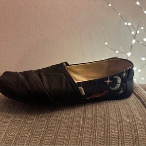 Toms glitter Slip-On retired twilight forest 9.5